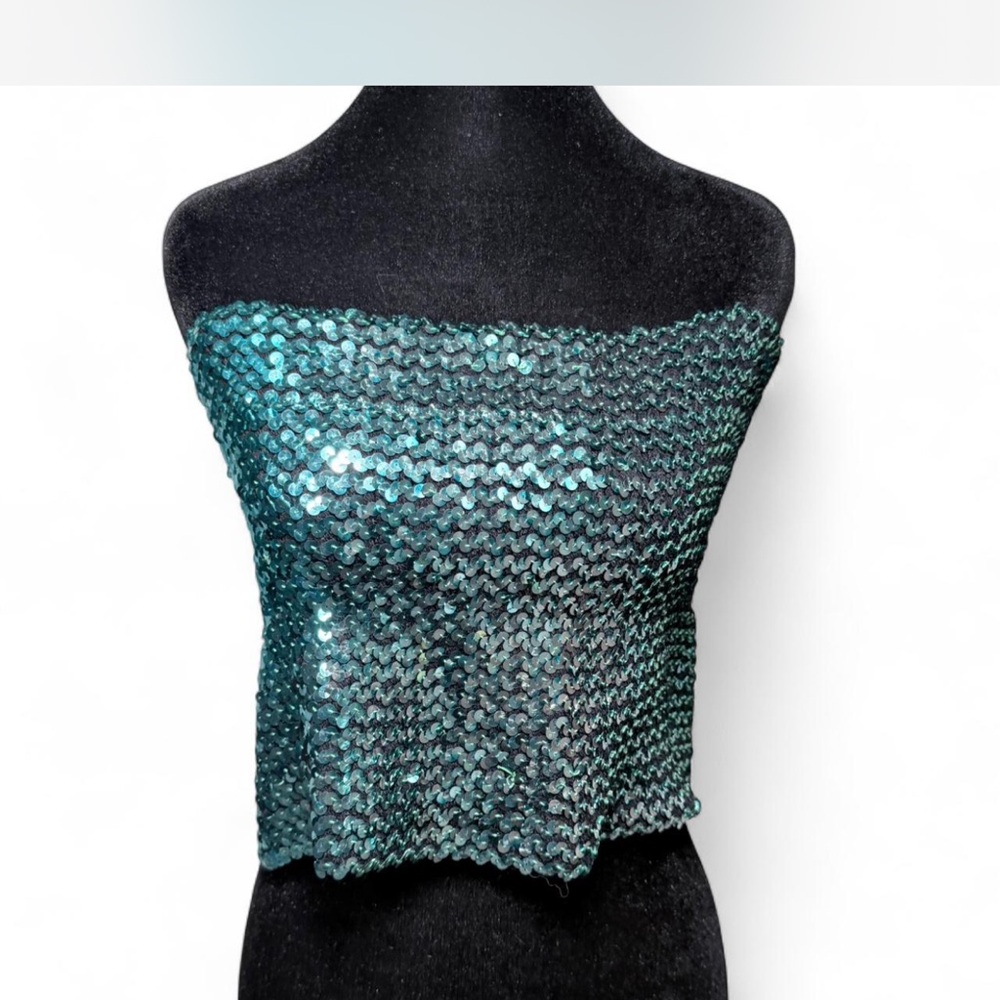 Vintage 90’s Offspring Band Sequin Top Small